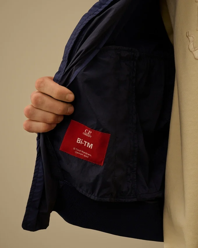 Bi-TM Mixed Lens Bomber Jacket