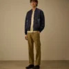 Bi-TM Mixed Lens Bomber Jacket