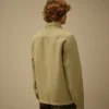 Broken Twill Button Overshirt