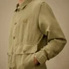 Broken Twill Button Overshirt