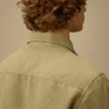 Broken Twill Button Overshirt