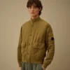 Broken Twill Lens Bomber Jacket