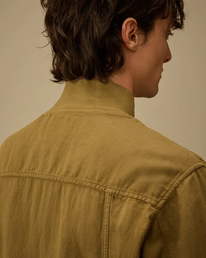 Broken Twill Lens Bomber Jacket