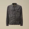 Chambray Long Sleeve Zip Shirt