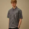 Chambray Short Sleeve Button Shirt