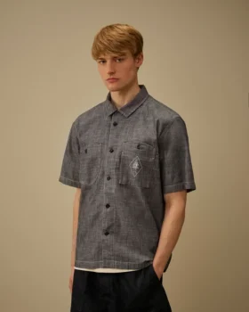Chambray Short Sleeve Button Shirt