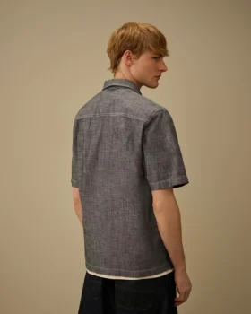 Chambray Short Sleeve Button Shirt