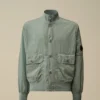 Chrome-R Button Bomber Jacket