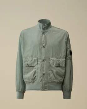 Chrome-R Button Bomber Jacket