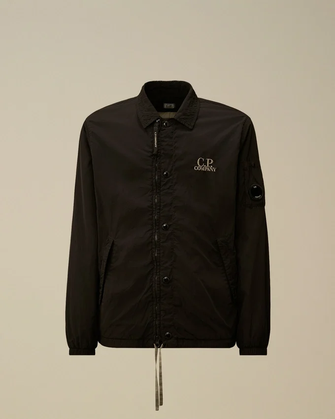 Chrome-R Graphic Zipped Overshirt