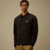 Chrome-R Graphic Zipped Overshirt