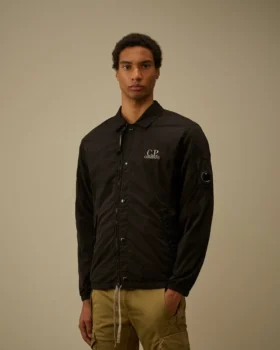 Chrome-R Graphic Zipped Overshirt