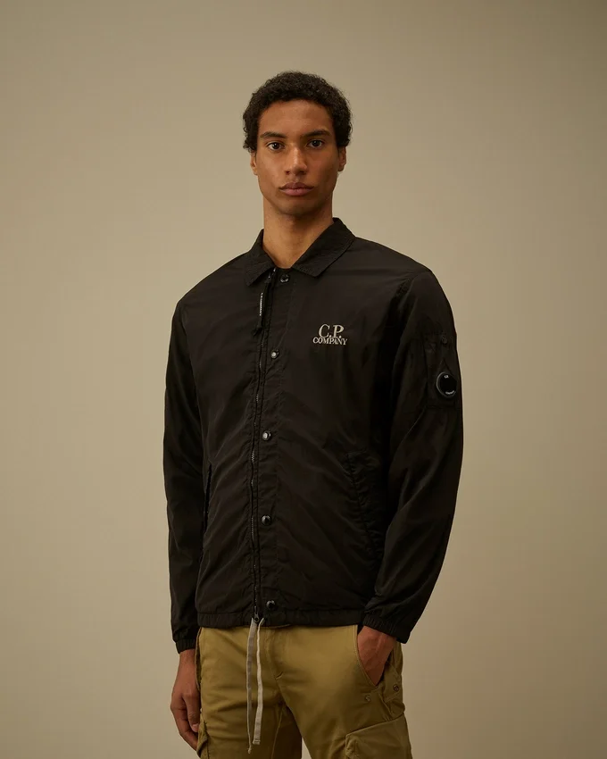 Chrome-R Graphic Zipped Overshirt