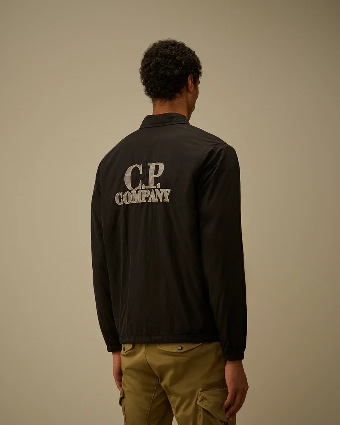 Chrome-R Graphic Zipped Overshirt