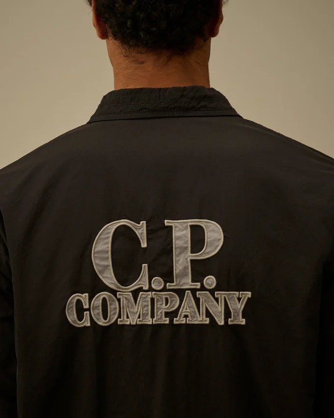 Chrome-R Graphic Zipped Overshirt