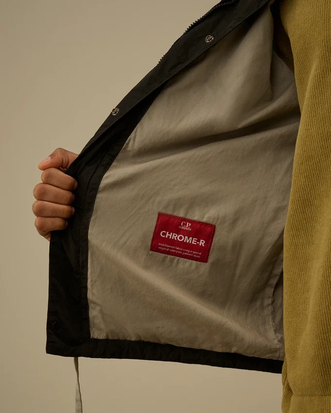 Chrome-R Graphic Zipped Overshirt