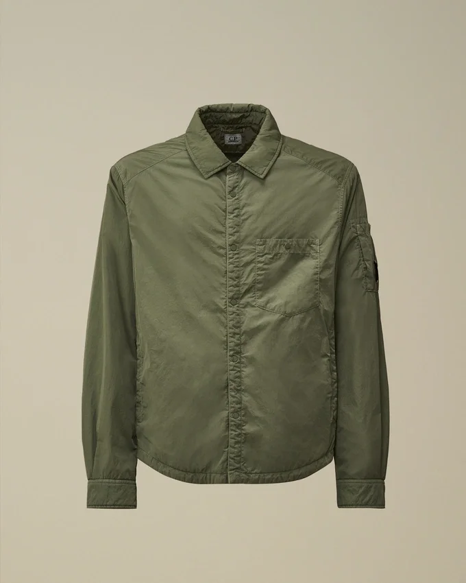 Chrome-R Padded Lens Overshirt