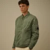 Chrome-R Padded Lens Overshirt