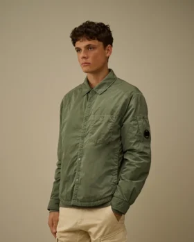 Chrome-R Padded Lens Overshirt