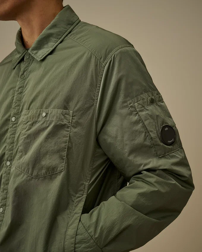 Chrome-R Padded Lens Overshirt