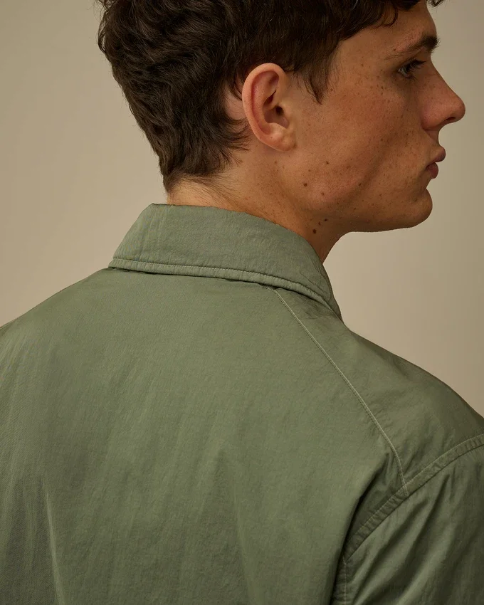 Chrome-R Padded Lens Overshirt