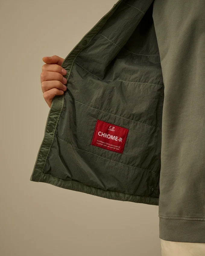 Chrome-R Padded Lens Overshirt