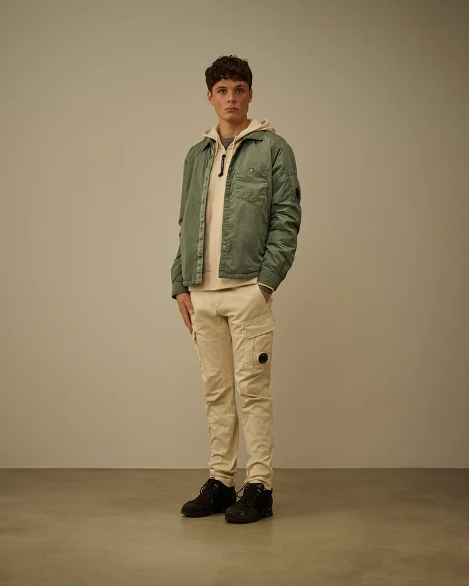 Chrome-R Padded Lens Overshirt