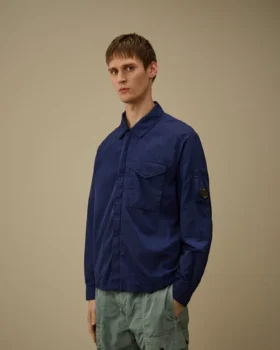 Chrome-R Zipped Lens Overshirt