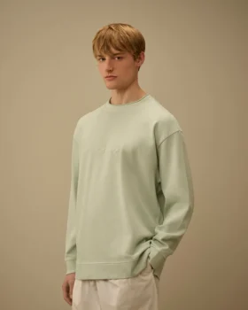 Combed Jersey 10/2 Boxy Mockneck Sweatshirt