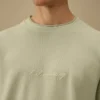 Combed Jersey 10/2 Boxy Mockneck Sweatshirt