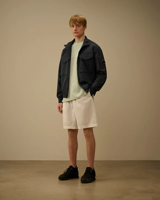 Combed Jersey 10/2 Boxy Mockneck Sweatshirt