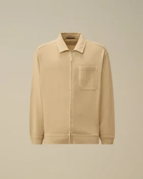 Combed Jersey 10/2 Boxy Zip Sweatshirt