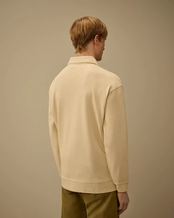 Combed Jersey 10/2 Boxy Zip Sweatshirt