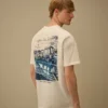 Compact 20/1 Jersey Short Sleeve Logo T-Shirt