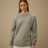 Cotton Chenille Double Dyed Crewneck Sweater