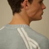 Cotton Chenille Double Dyed Crewneck Sweater