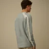 Cotton Chenille Double Dyed Crewneck Sweater