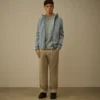 Cotton Chenille Double Dyed Crewneck Sweater
