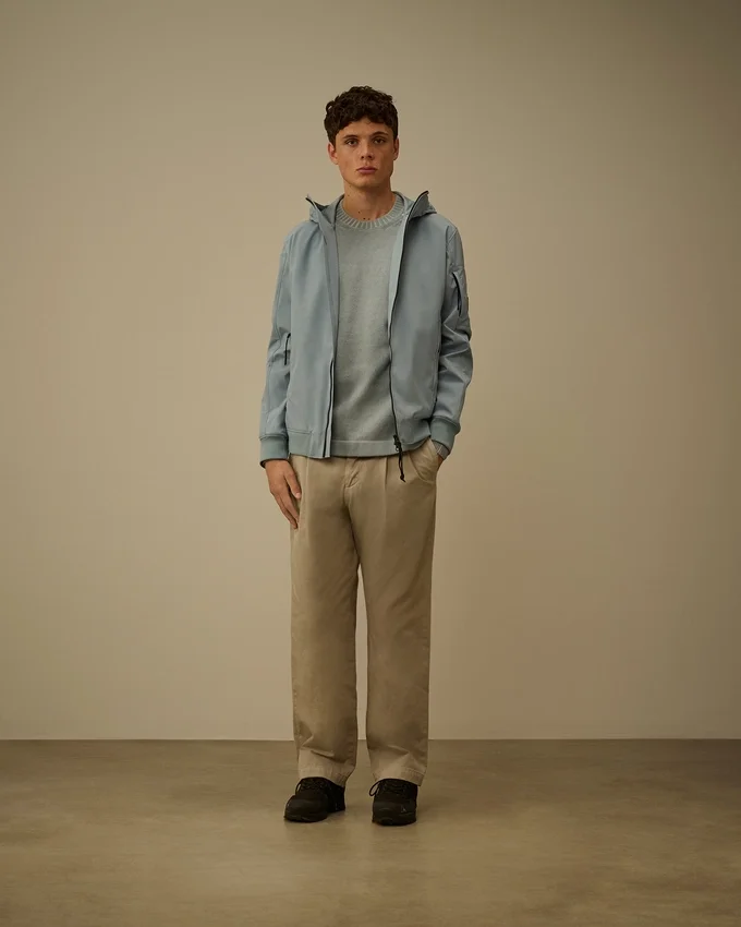 Cotton Chenille Double Dyed Crewneck Sweater