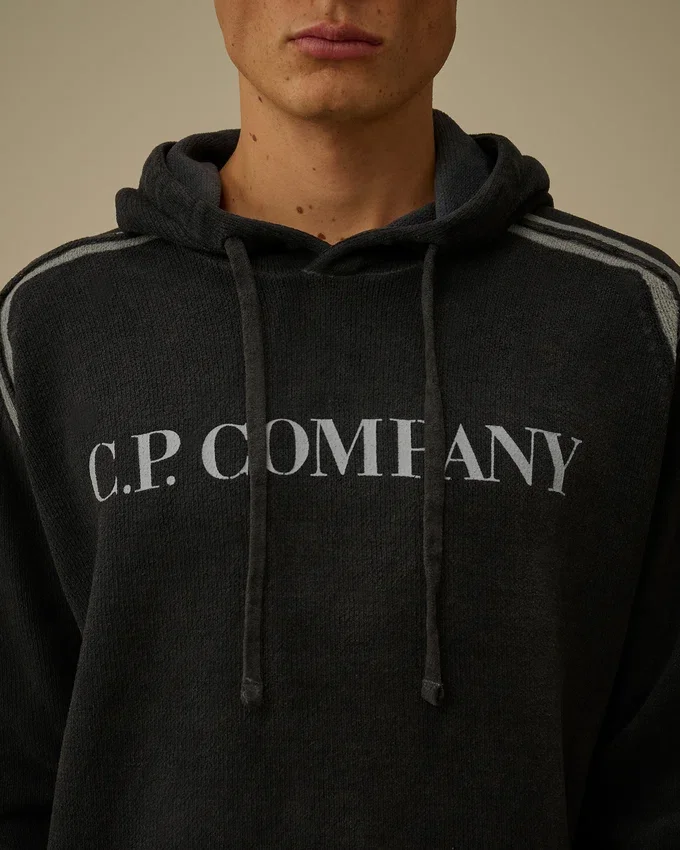 Cotton Chenille Double Dyed Hooded Sweater