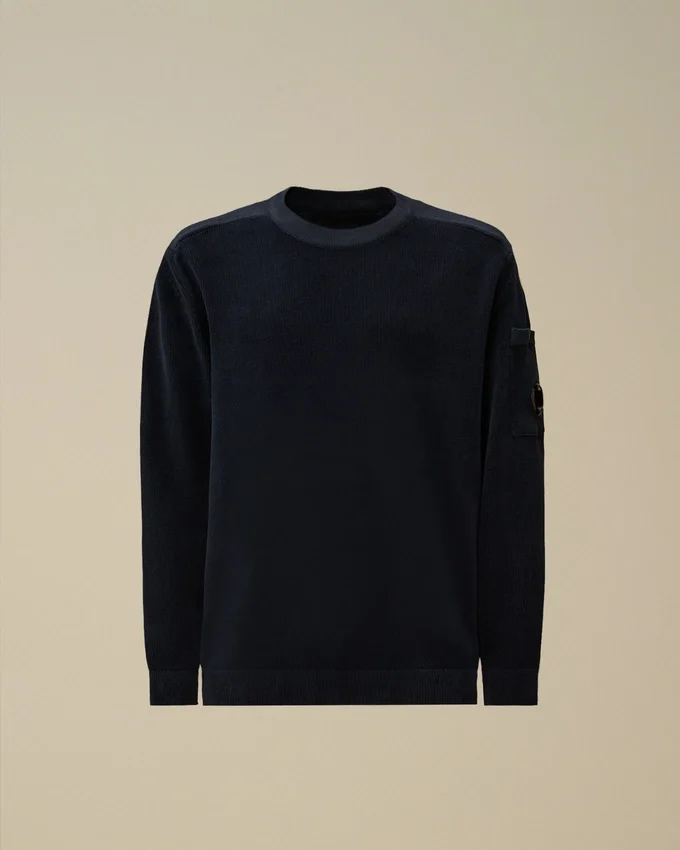 Cotton Chenille Lens Sweater
