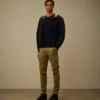 Cotton Chenille Lens Sweater