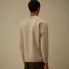 Cotton Chenille Polo Lens Sweater