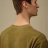 Cotton Crepe Double Dyed Crewneck Sweater