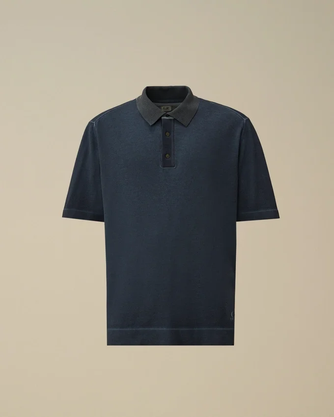 Cotton Crepe Double Dyed Polo
