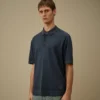 Cotton Crepe Double Dyed Polo