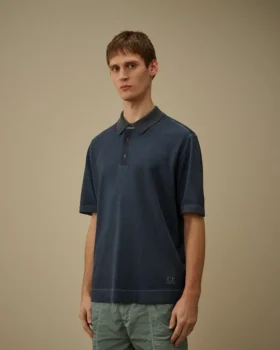 Cotton Crepe Double Dyed Polo