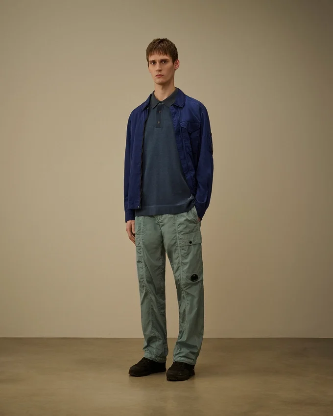 Cotton Crepe Double Dyed Polo