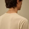 Cotton Crepe Short Sleeve Sweater