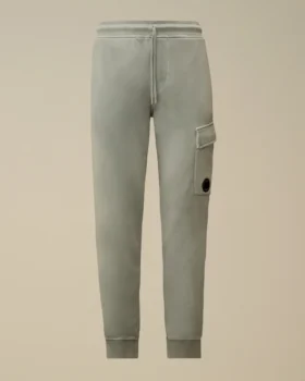 Cotton Diagonal Fleece Cargo Lens Sweatpants
